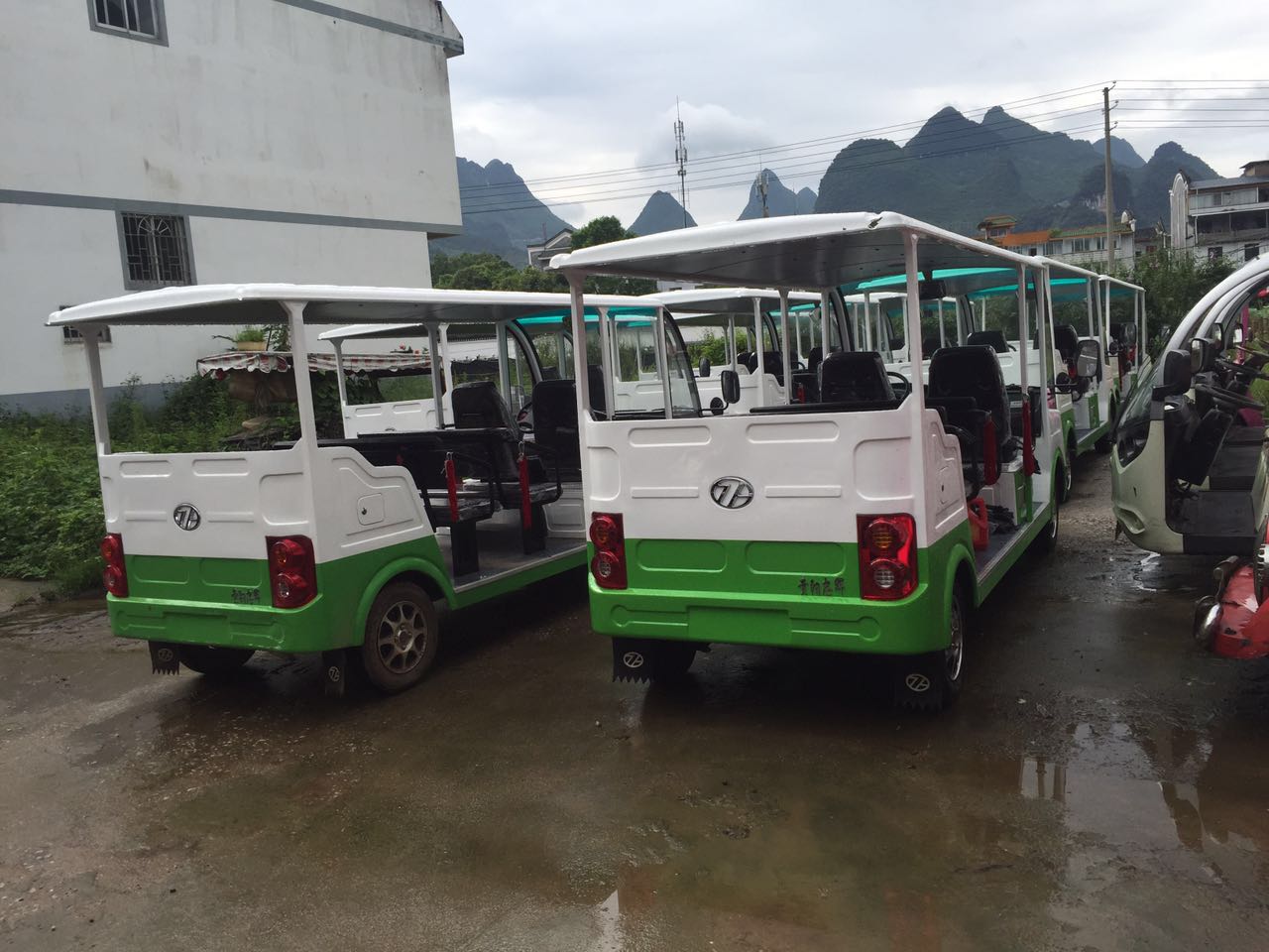 14座燃油观光车