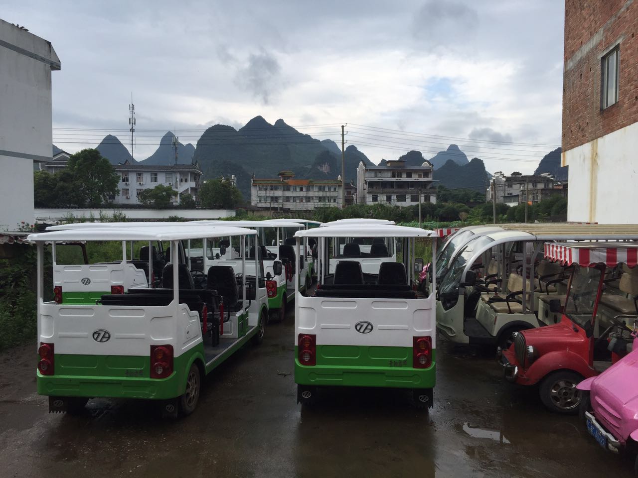 14座燃油观光车