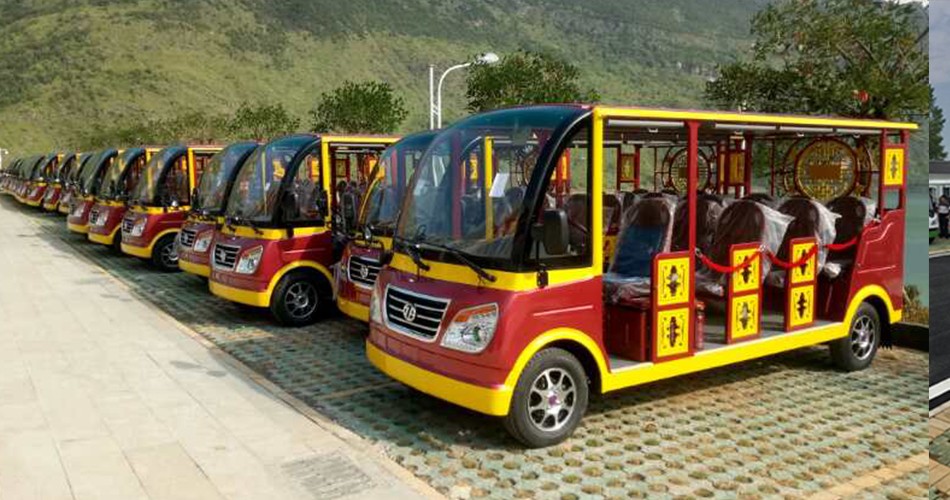 11座燃油观光车