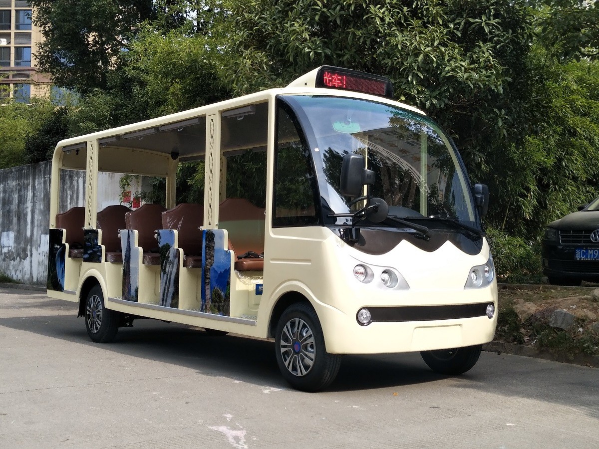14座电动观光车 忠辉观光车