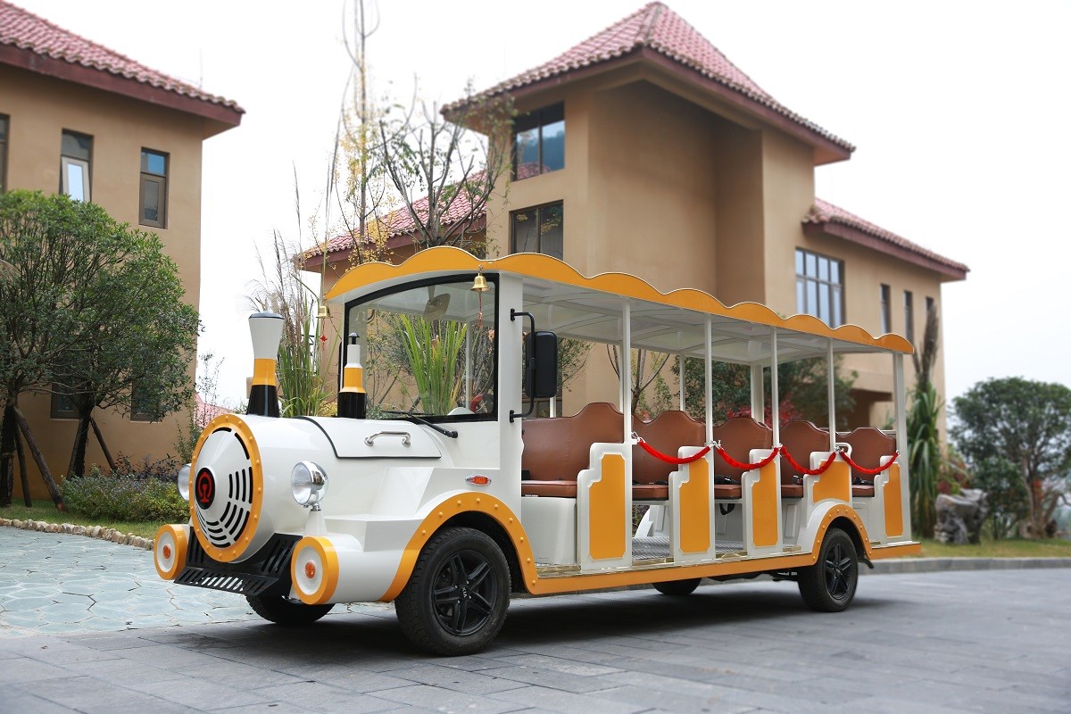14座电动观光小火车 忠辉观光车