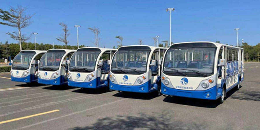 海南·文昌卫星发射中心观光车案例图片