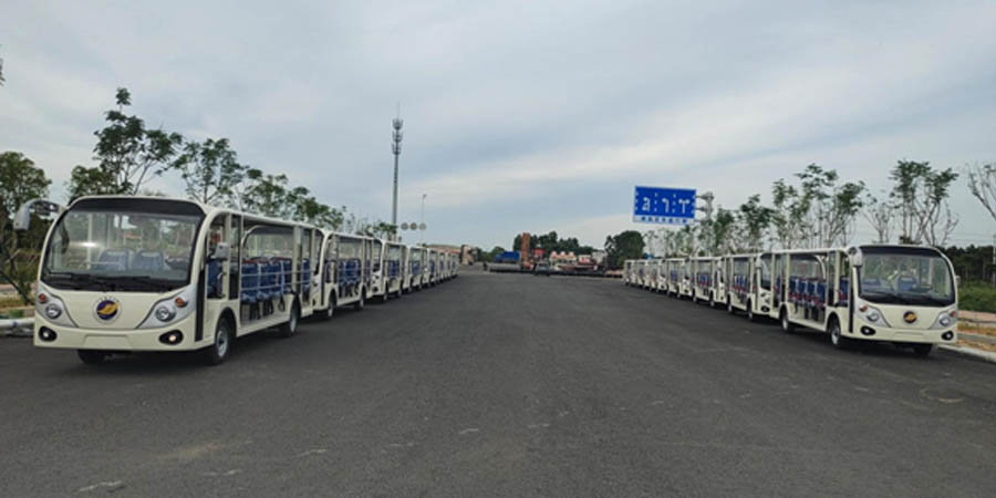 广东海洋大学观光车案例图片