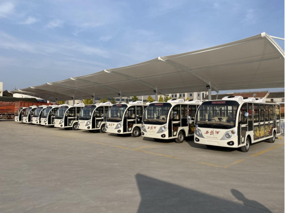 陕西·西凤酒厂15辆23座电动观光车 陕西·西凤酒厂15辆23座电动观光车