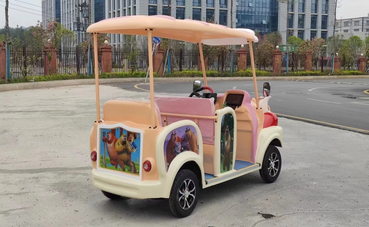 贵州忠辉4人座电动游园代步车