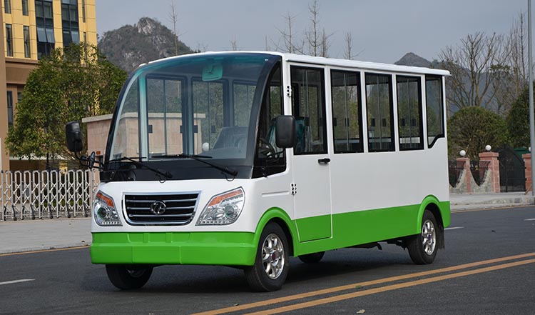 14座封闭式电动观光车(猛狮款)